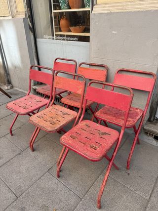 SEIS SILLAS VINTAGE 