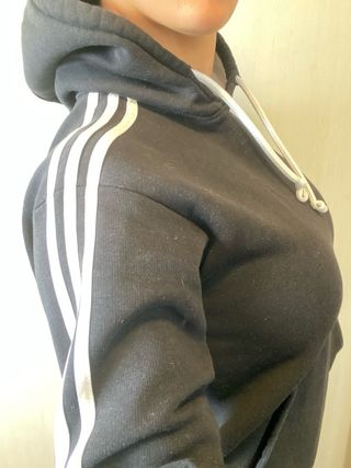 Sudadera Adidas Negra con Logo