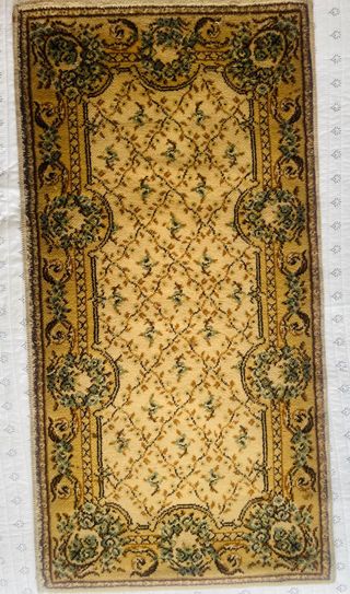 Alfombra Lana Natural Estilo Clásico (60x120cm)
