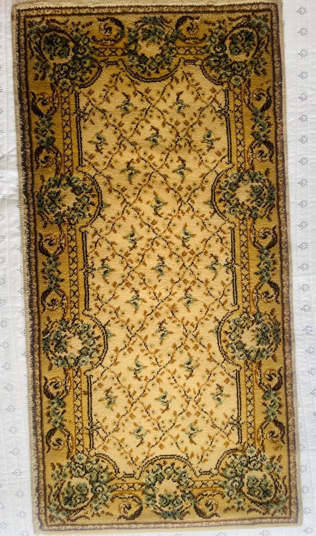 Alfombra Lana Natural Estilo Clásico (60x120cm)