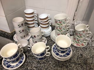 Sets de tazas y platos