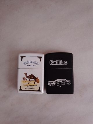 Mechero Zippo Cadillac y Camel