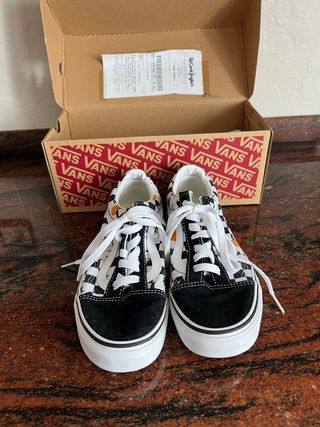 Vans Old Skool Checkerboard Daisy
