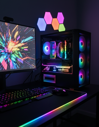 PC Gaming MSI 5700XT 32GB/1TB Ultra FHD RGB
