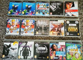 Lote Juegos PS3: Buzz, Uncharted, Batman, Singstar