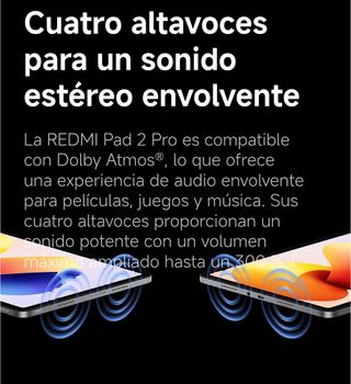 Redmi Pad 2 Pro Morado lavanda.