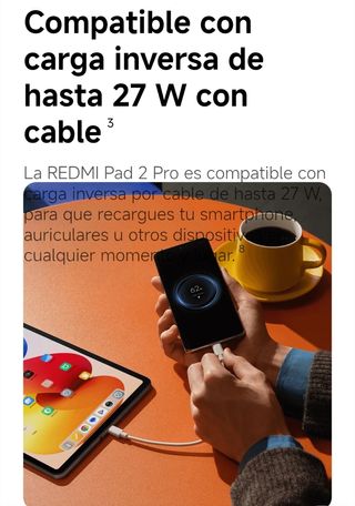 Redmi Pad 2 Pro Morado lavanda.