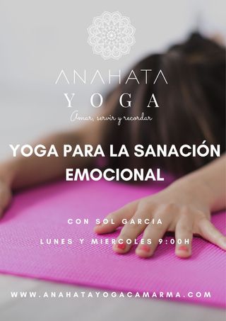 Clases de Yoga y Sanación emocional. 