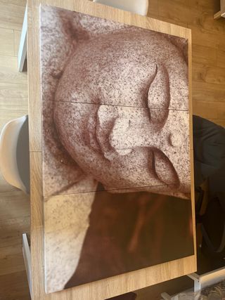 Cuadro Buda PVC Beige y Marrón