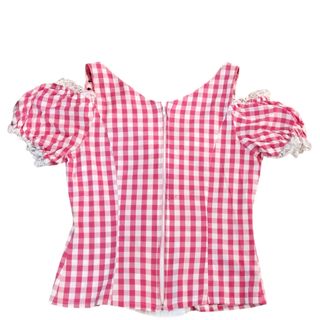 Blusa Mujer Rosa y Blanca