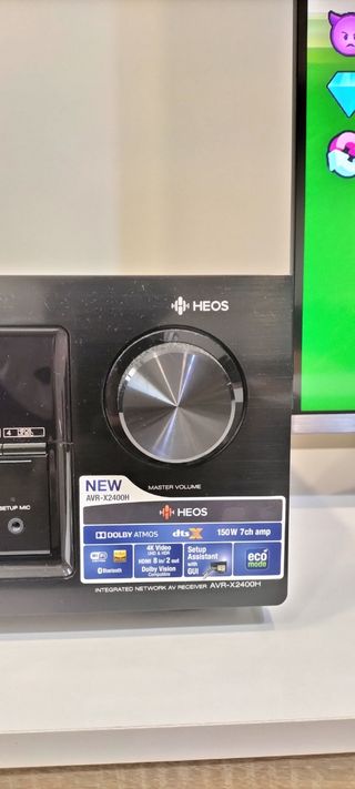 Denon AVR-X2400H 7.2 canales Receptor AV Negro