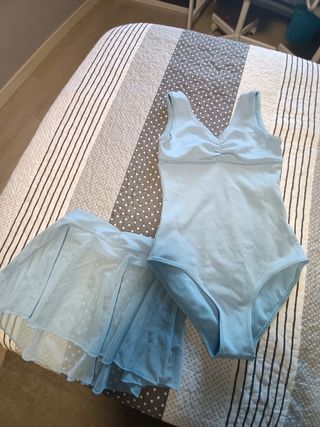Maya Ballet - Tutú y Maillot Azul