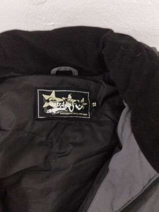 Anorak esquí mujer gris y azul