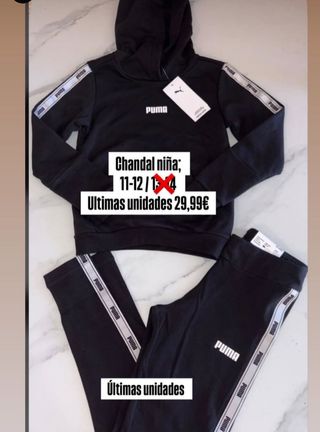 Chándal Puma niña 11-12
