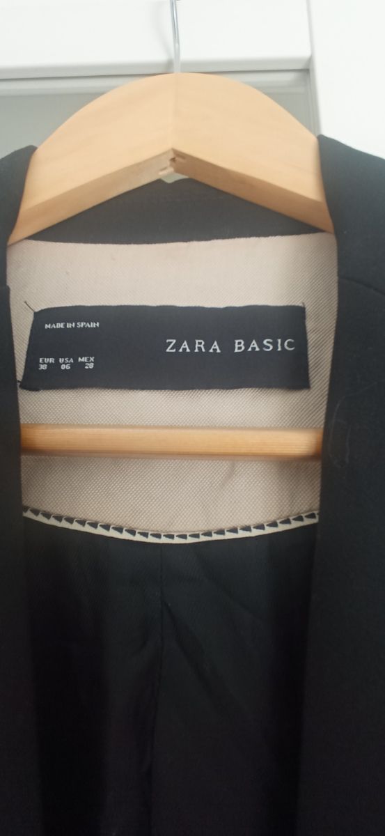 Americana Zara Negra Mujer