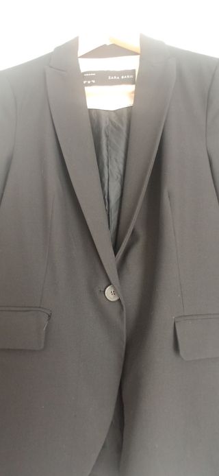 Americana Zara Negra Mujer