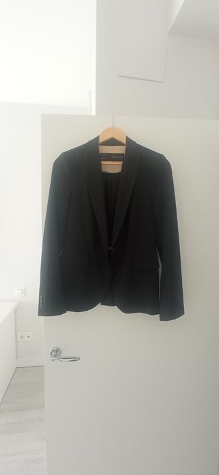 Americana Zara Negra Mujer