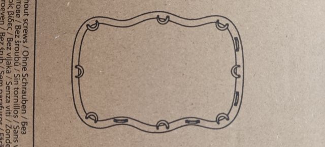 Espejo de Madera Ondulado 50x37cm