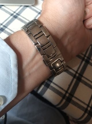 Orologio Uomo Sandoz Alboran Argento Bianco