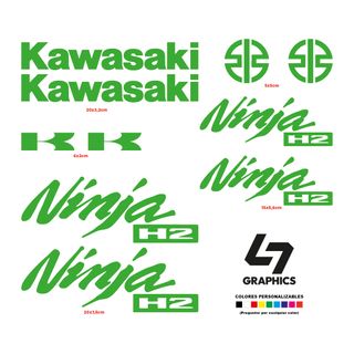 Kit Pegatinas Kawasaki Ninja H2