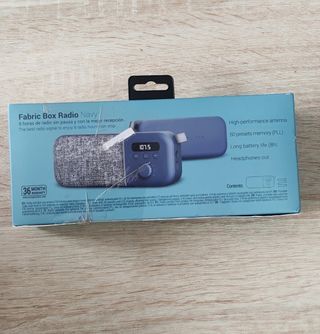 Radio Portátil Energy Sistem Fabric Box Navy