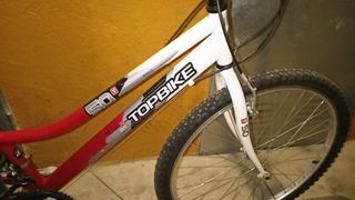 Bicicleta TOPBIKE Roja y Blanca