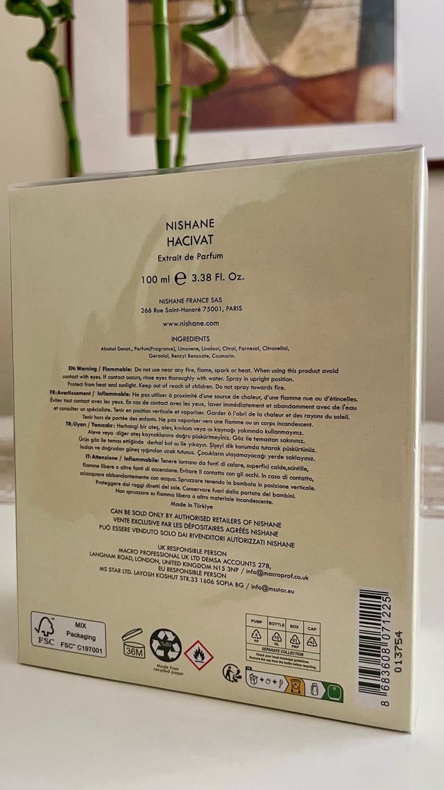 Nishane Hacivat Extrait de Parfum 100ml