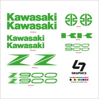 Kit Pegatinas Kawasaki Z900