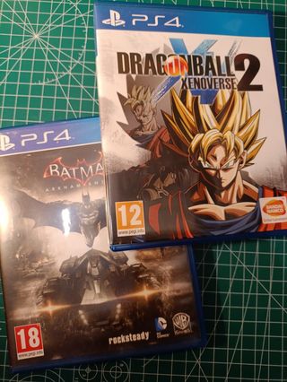 Juegos PS4: Dragon Ball Xenoverse 2 y Batman Arkha