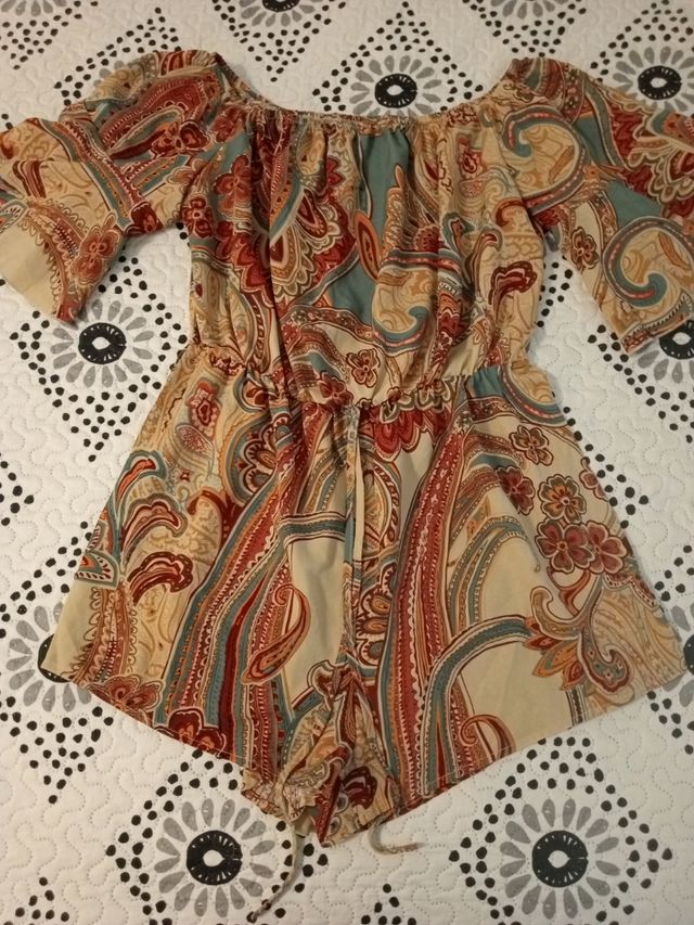 Vestido estampado paisley