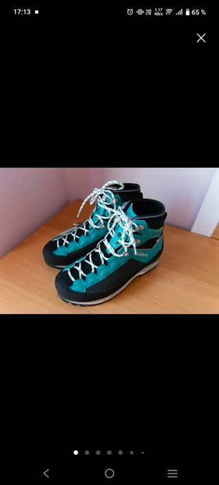 Botas Dolomite Alpinismo y Trekking Turquesa