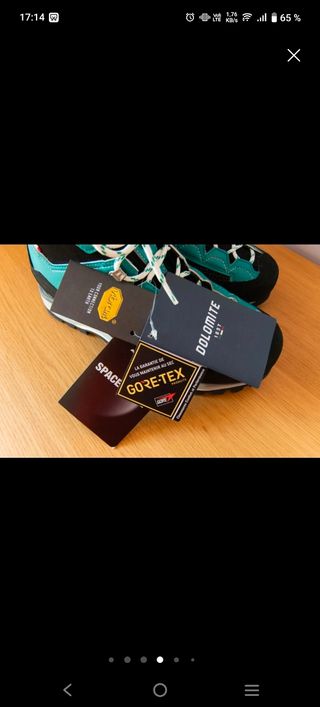 Botas Dolomite Alpinismo y Trekking Turquesa