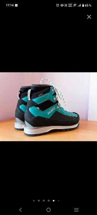 Botas Dolomite Alpinismo y Trekking Turquesa