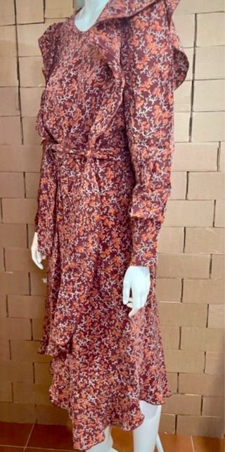 Vestido midi Kookai estampado floral