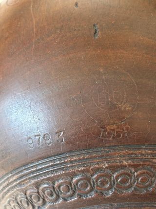 Bolas de madera maciza antiguas inglesas