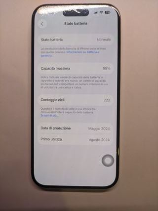 iPhone 15 Pro 128GB Titanio Grigio