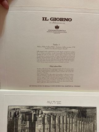20 incisioni rare Milano '700