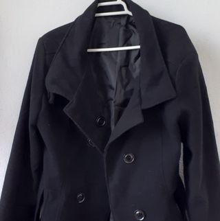 Chaquetón de mujer negro