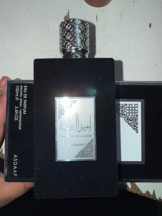 Perfume Negro y Plateado