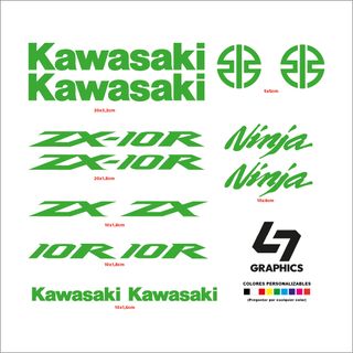 Kit Pegatinas Kawasaki ZX10R