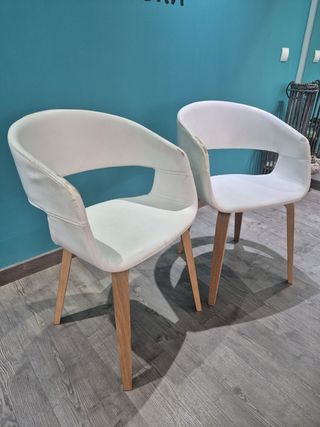 Sedie nordiche bianche (2 unità)