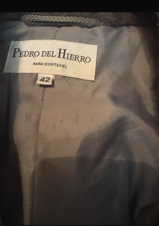 Abrigo Lana Pedro del Hierro Beige-verde.
