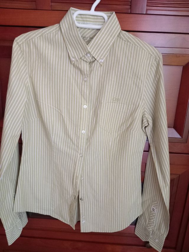 Lote 3 blusas entalladas rayas de mujer.