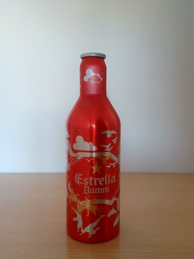 Botellín aluminio Estrella Damm 2004