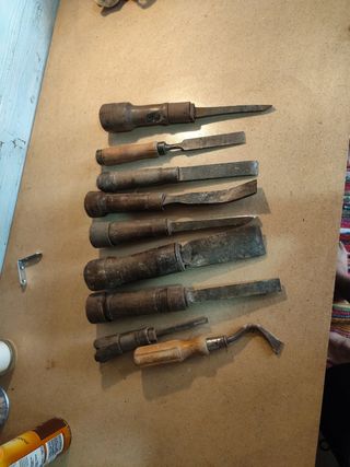 Lote de Herramientas de Carpintería antiguas