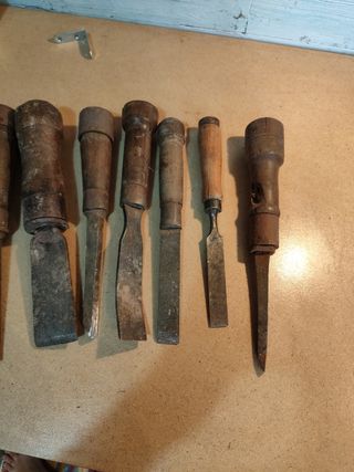 Lote de Herramientas de Carpintería antiguas