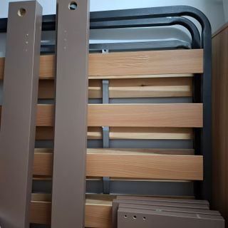 Somier de láminas con patas Cama 90