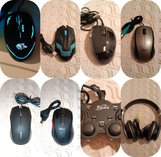 Set Mouse, Cuffia, Gamepad Gaming