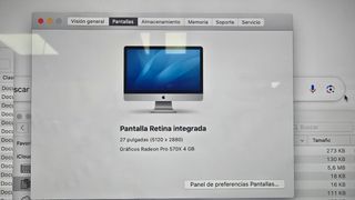 Apple iMac 27 (2019) plata sin uso de un despacho 