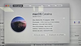 Apple iMac 27 (2019) plata sin uso de un despacho 